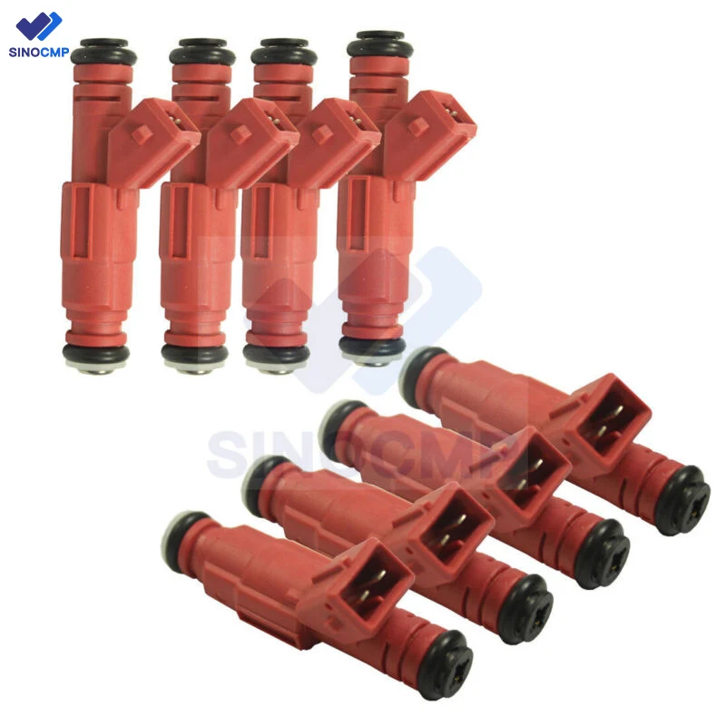 8pcs M-9593-BB302 Fuel Injectors nozzles For Ford Racing 0280155759 Mustang LS1 Volvo 1275395 9454556 Aftermarket parts