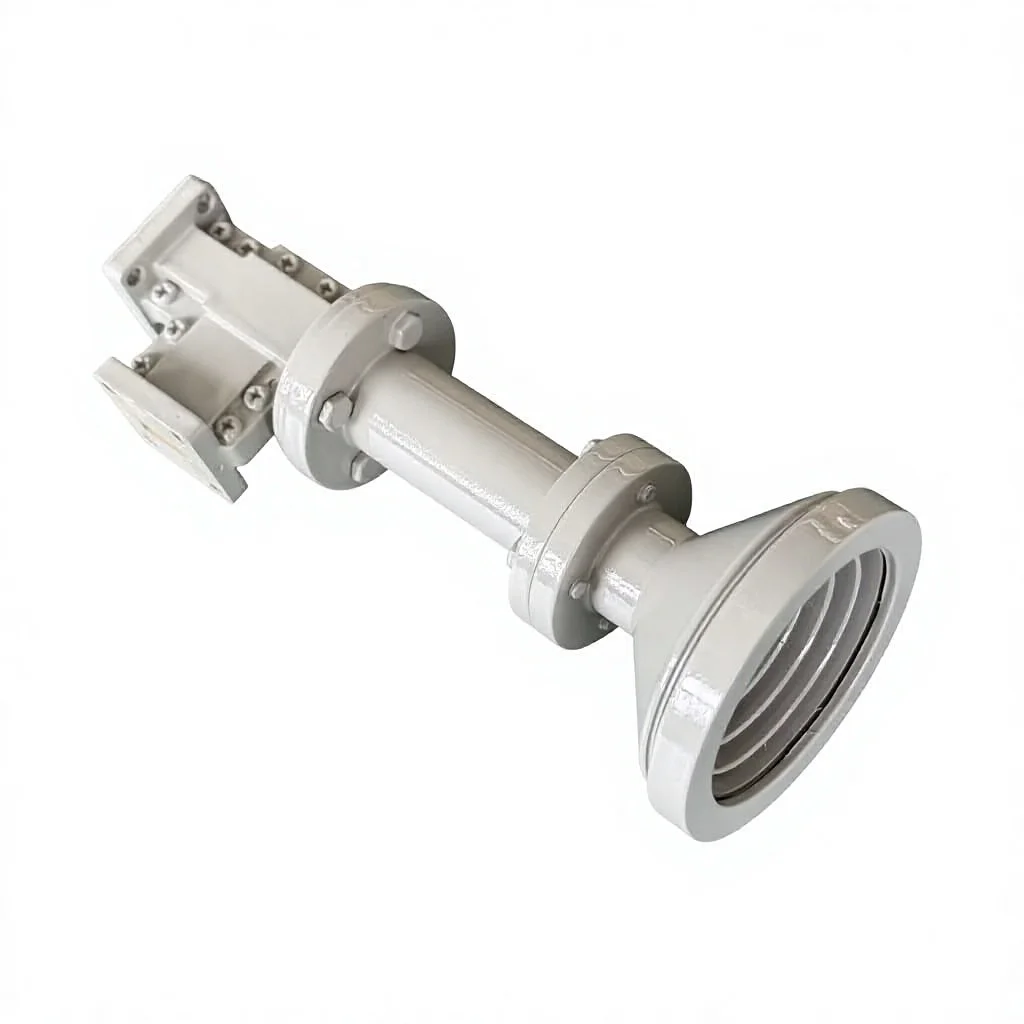 Satellite Coummunication VSAT Application KU Band Circular Polarization Offset Feed Horn