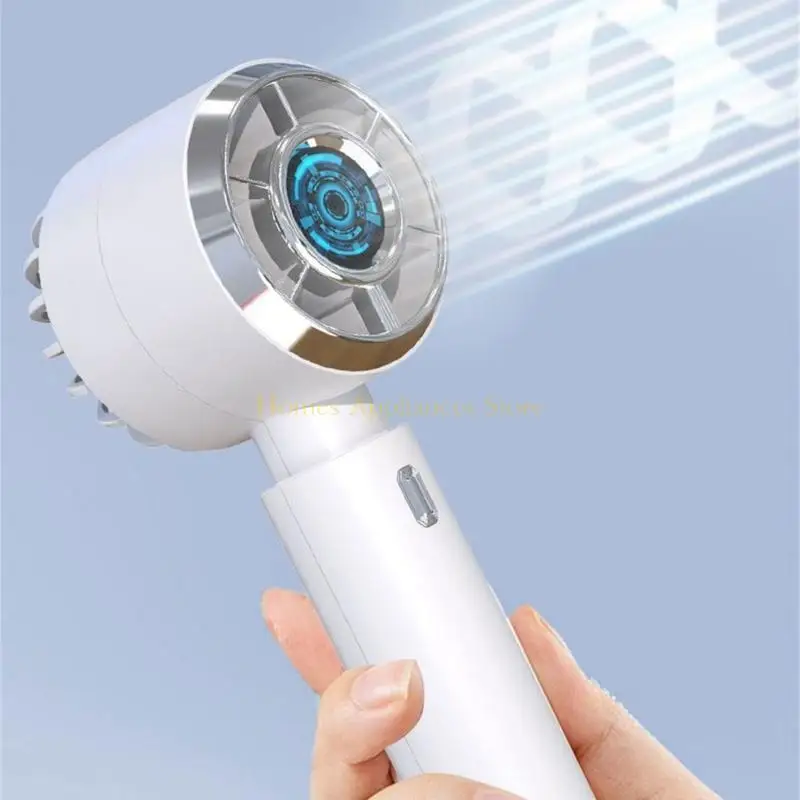 D0AB 3 colori Portable Rechable Student Student Holdhell ​​Ven Online Celebrity Desktop USB Pocket Electric Fan