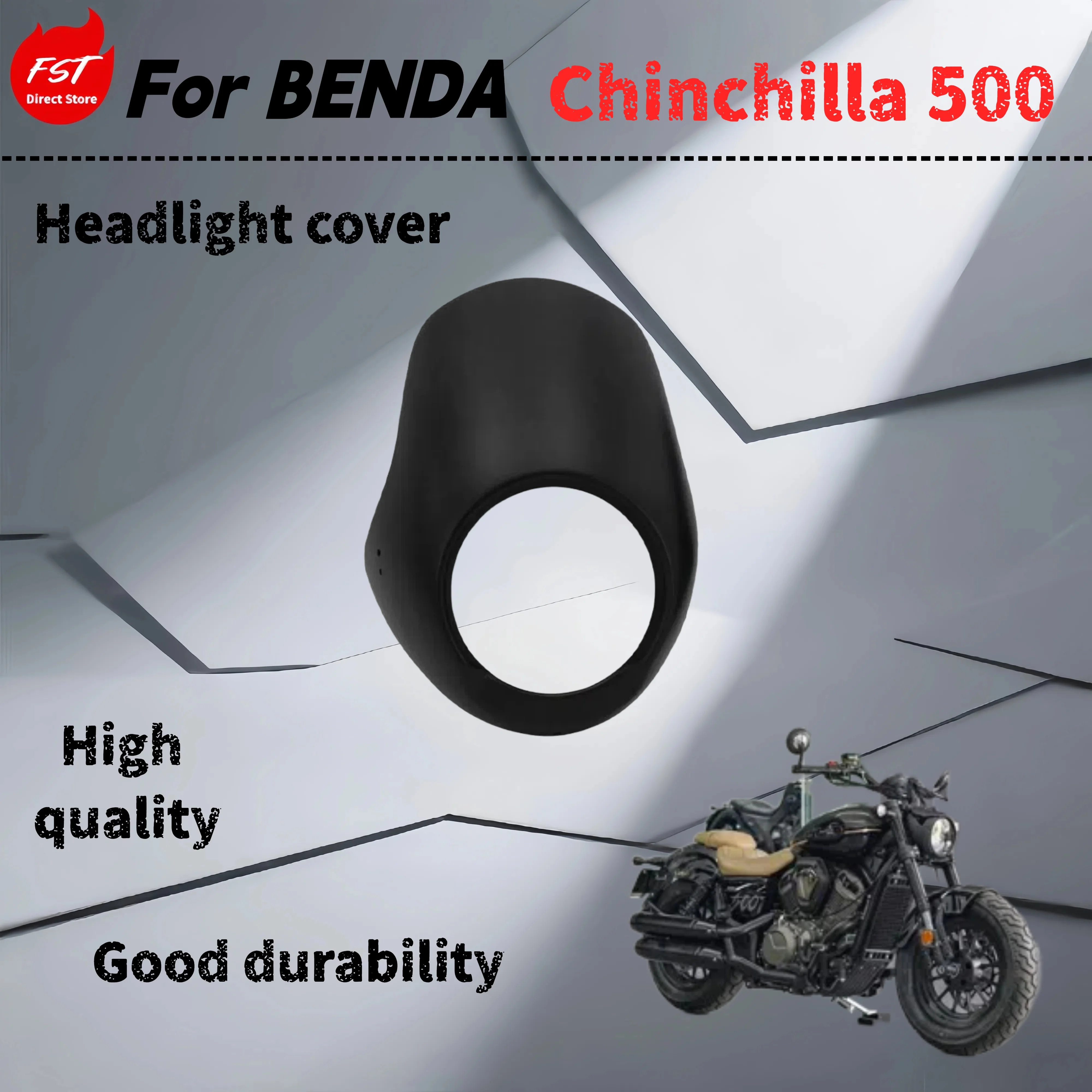 

For Benda Chinchilla 500 retrofit original headlights pig head hood front wind deflector decorative cover accessories