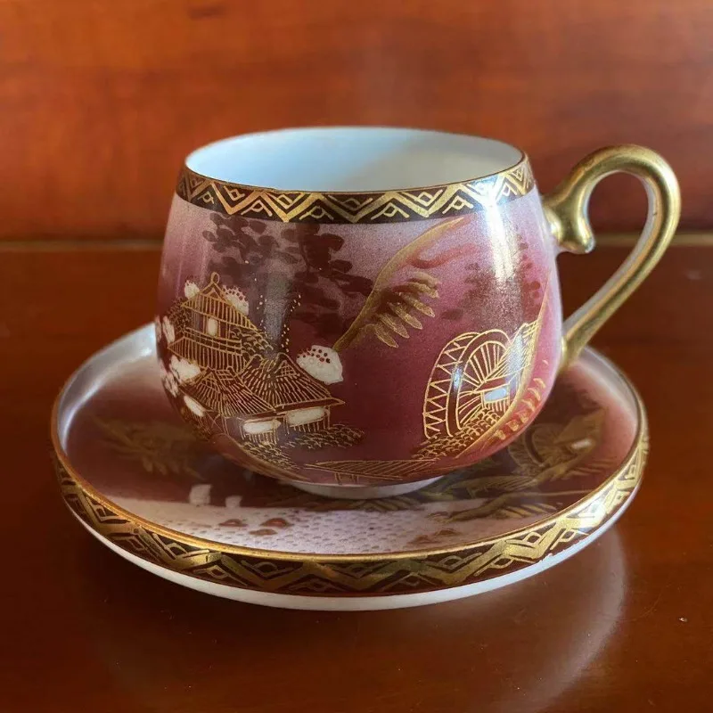 Hand-painted landscape porcelain tea set antique collection porcelain tea cup coffee cup