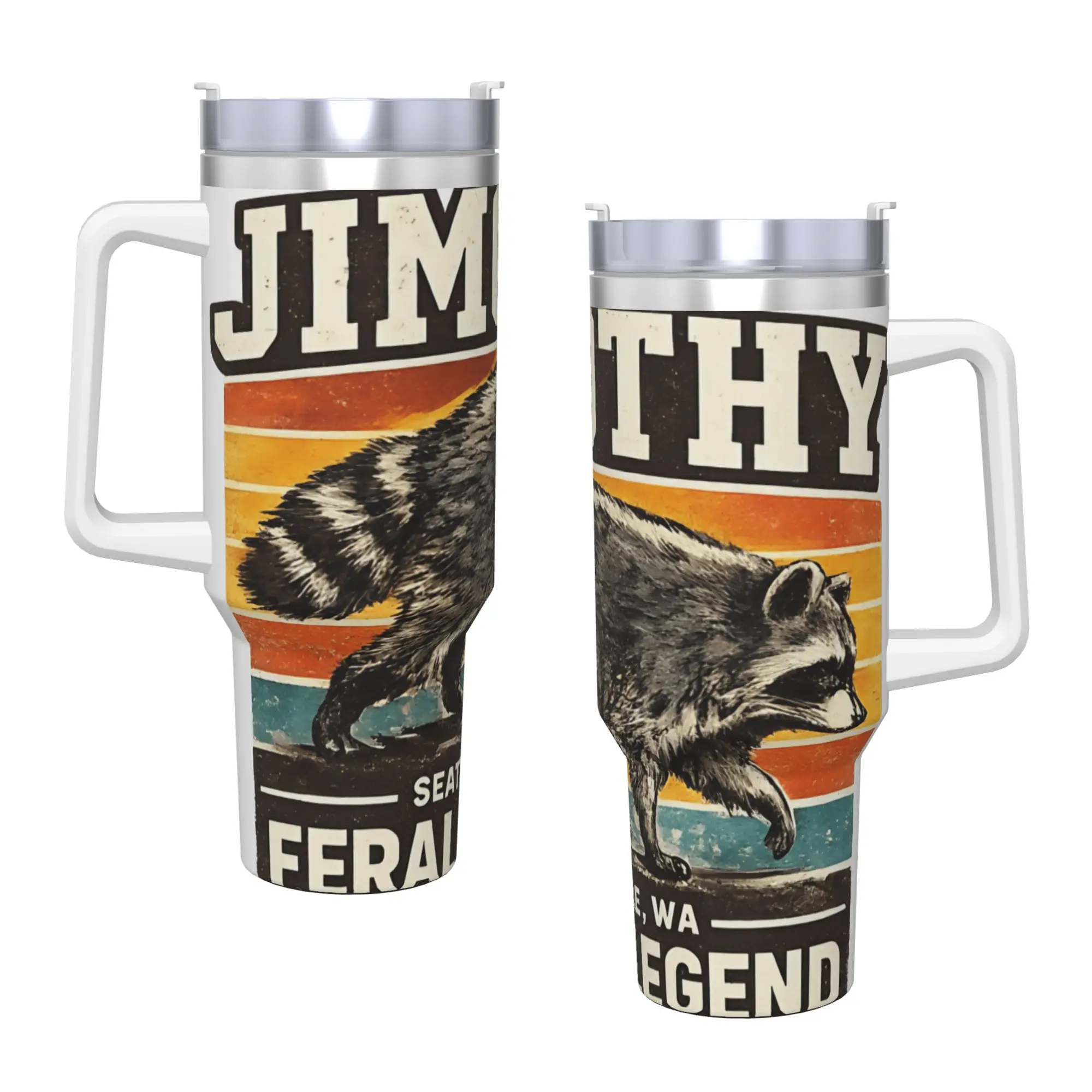 Jimothy Meme Tumbler  Cold Drink Water Bottle Leakproof Stainless Steel Coffee Mug Custom Travelist Car Mugs