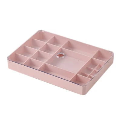 Multi-Lattice Jewelry Box Makeup Storage Necklace Travel Box Watch Storage Transparent Jewelry Box Jewelry Box Bedroom Jewelry B