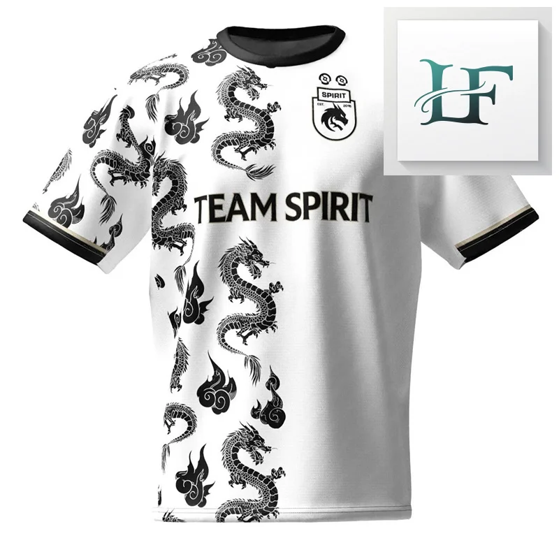 

2025 New Team Spirit Jerseys Fashion Game Esports Player Donk Uniform Contest Clothing Men Tops 3D Print Boy T-shirts Fans Tee