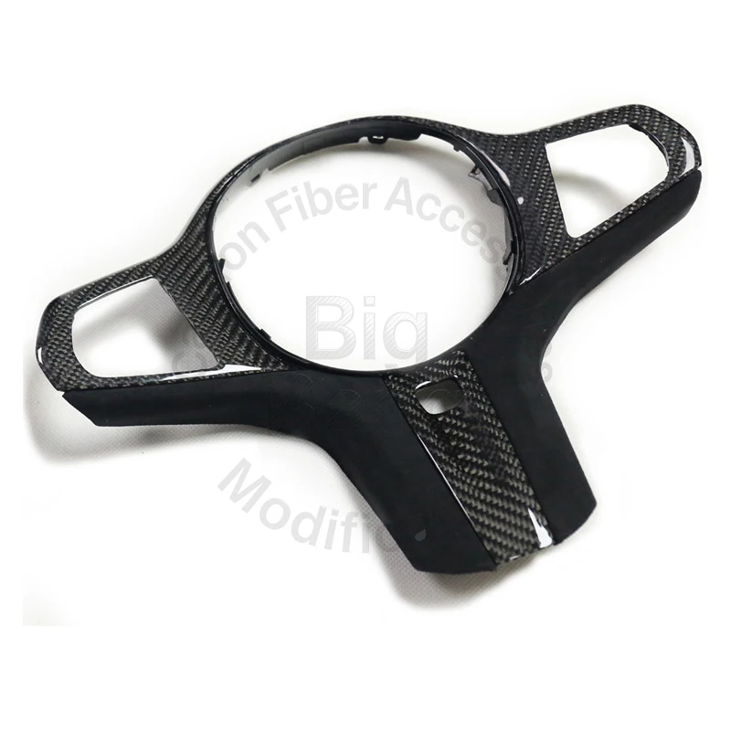 Suitable for BMW new X3/4/5/6/7/8 series Z4 G30/14/05/08/29 post-production carbon fiber steering wheel cover