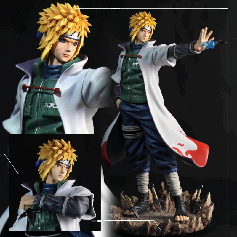 

Resin Figure 23CM Anime Naruto Shippuuden Figure Namikaze Minato Rasengan GK Statue Action Figure Collectible Model Gifts