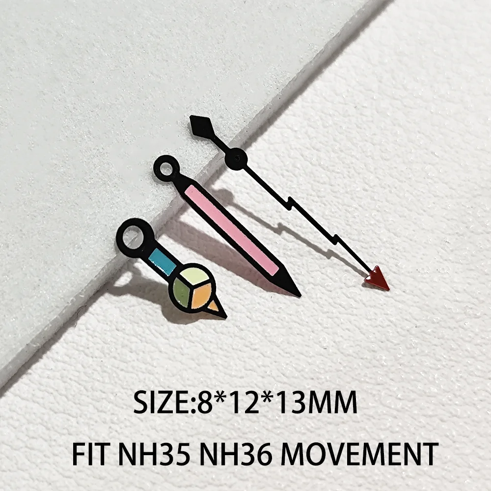 NH 35 NH 36 Green Luminous Watch Hands Suitable for NH 35 NH 36 Automatic Movement Watches pointer Accessories Multi Color