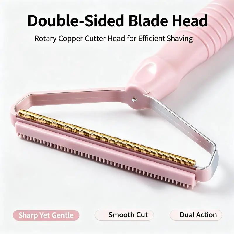 Pet Hair Cleaning Roller Lint Remover Pellet Scraper for Clothes Coat Carpet Wool Razor Brush for Lint Removal Anti Plush
