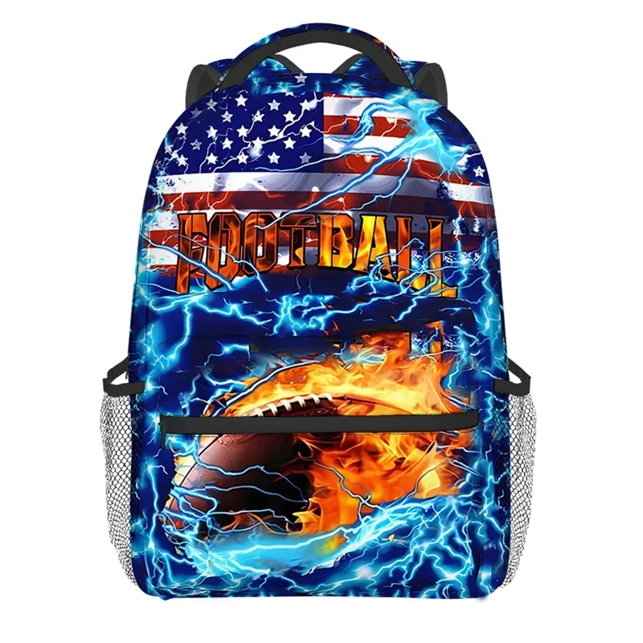 

Рюкзаки на футбольную тематику для мальчиков и девочек, лучшие подарки, школьный рюкзак с 3D мультяшным рисунком для детей