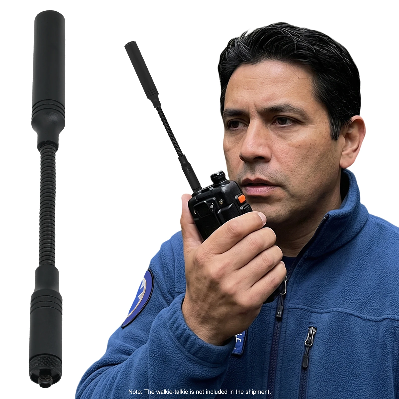 SMA-F Dual Band VHF/UHF High Gain Ham Radio Antenna for Outdoor Use Two Way Radio Antenna Compatible for AT-23G/AT-33G/AT-40G