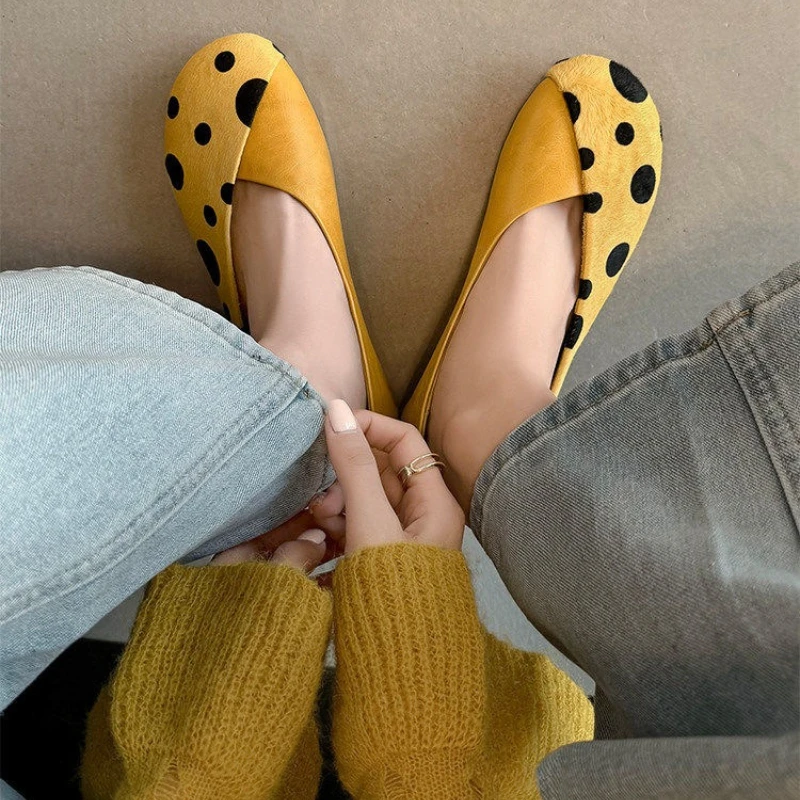Genuine Leather Sweet Style Ye - огляд і ціна Women'S Shoes Yellow
