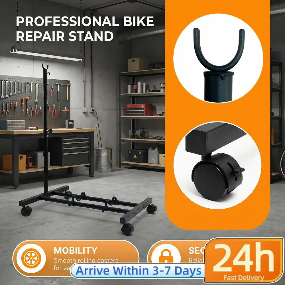 

Upright Bicycle Storage Rack Vertical Bike Stand Bikes Holder (Plastic Wheels)