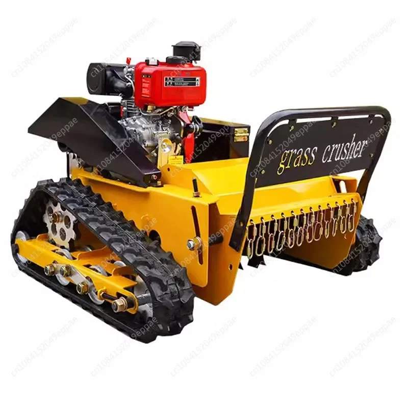 High Quality CE Approve Grass Cutting Machine Crawler Brush Cutter For Agriculture electric remote control AI robot lawn mower