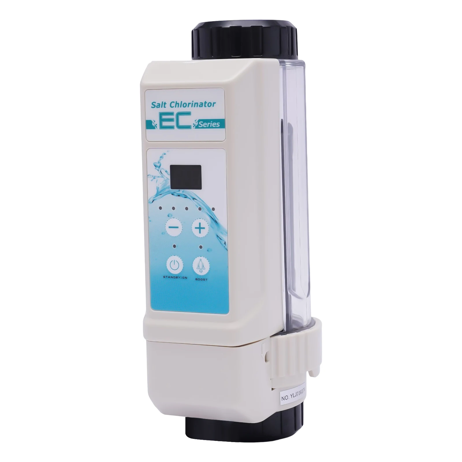 Generador de Cloro Salino EC08 8g/h 50m³ Clorador para Piscinas Controlado por Microcomputadora para Piscinas Enterradas y Elevadas