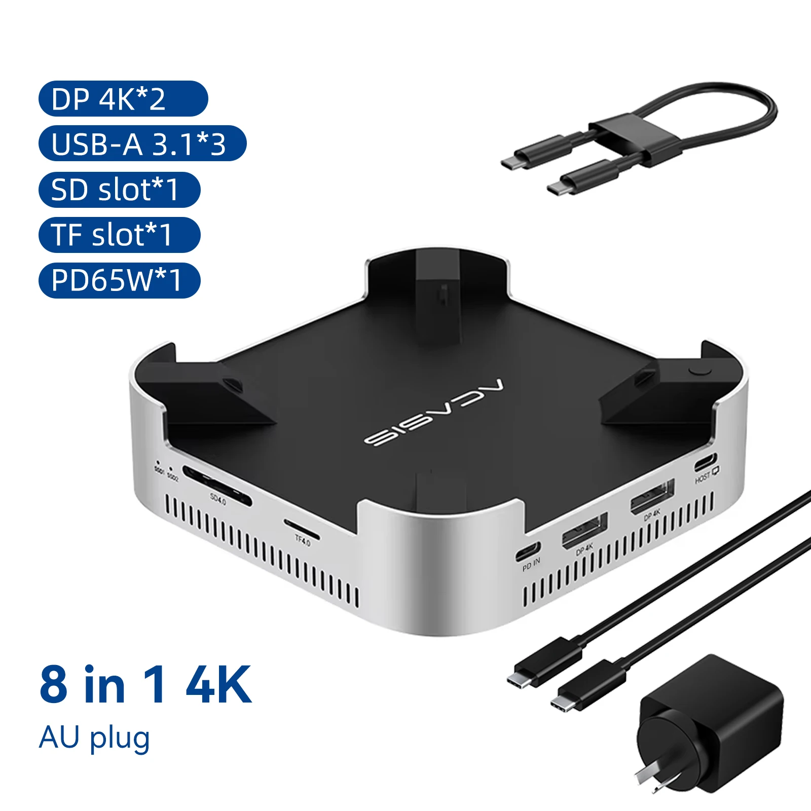 Acasis M002PRO USB-C Dock for Mac Mini M4/M4 Pro