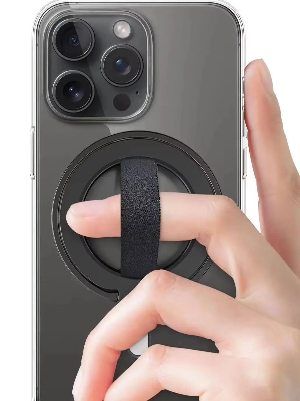 Uchwyt na telefon komórkowy EWA MagOne Ultra, zdejmowany pierścień magnetyczny do montażu na podpórce do iPhone'a 15, 14, 13 Pro/Max/Plus — zdjęcie produktu 7