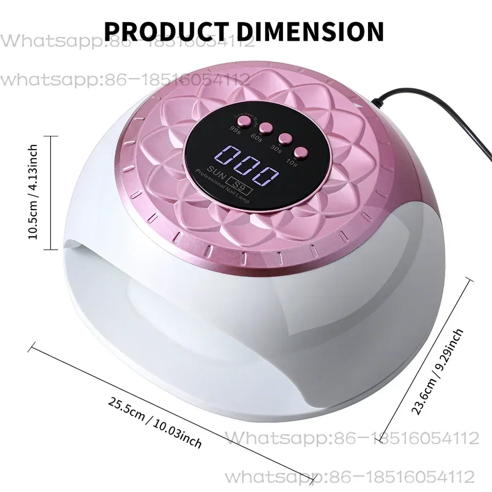 Manicure BakingS9 High-power Manicure Phototherapy Machine, Manicure Wireless Phototherapy Nail Baking Light