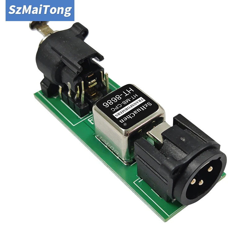 1 PCS 6.35mm XLR Audio Isolator, Noise Filter Suppressor Hum Eliminator for PC Mixer Microphone Durable