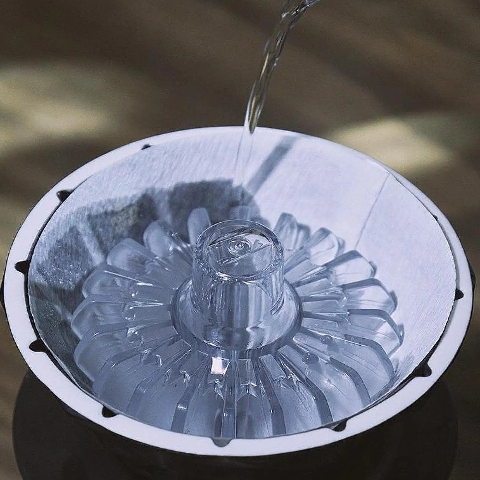 Assistente de papel filtro café, leve, transparente, gotejamento café