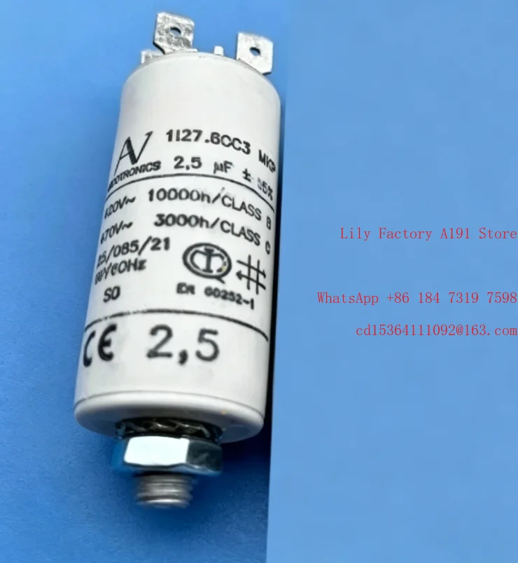 

2.5uF 1.27.6 CC3 starting capacitor