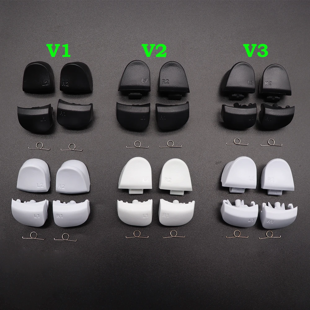 مجموعة كاملة من زر الزناد لسوني بلاي ستيشن 5 ، V1 ، V2 ، V3 ، L ، R ، LR ، PS5 ، V1.0 ، V2.0 ، V3.0 ، L1 ، R1 ، L2 ، R2 ، Spring ، 1 مجموعة
