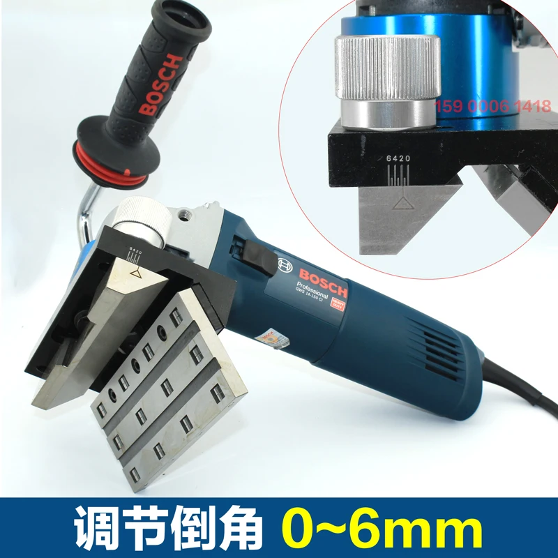 Powerful Portable Bosch Chamfering Machine Mold Right Angle Handheld Electric Edging 45 Degree Manual Doctor Metal Industry