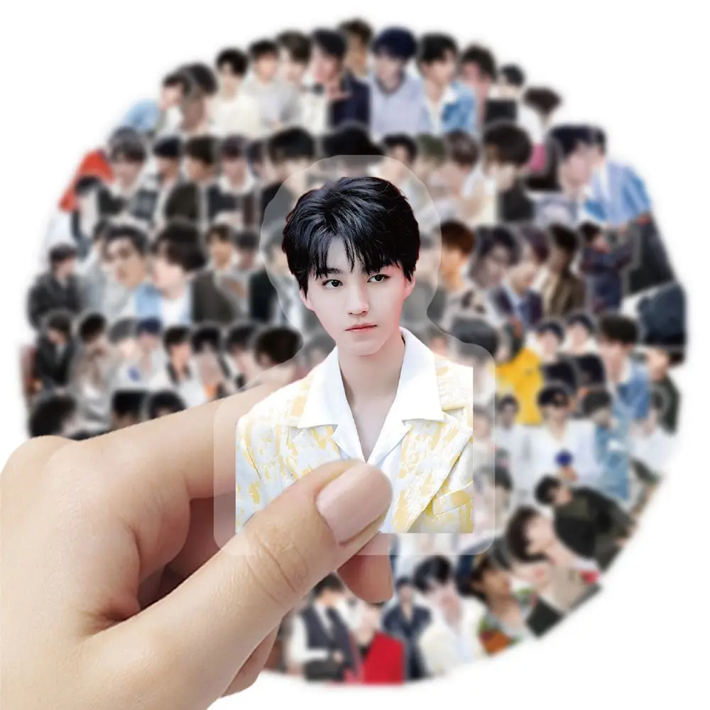 Wang Junkai series of high-definition transparent stickers, high-quality handsome small posters