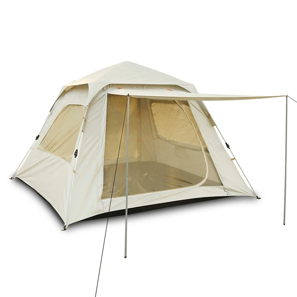 

Modification Wholesale Automatic Waterproof Oxford Custom Portable Folding 3-4 Persons Ultra Light Camping Tent with Canopy