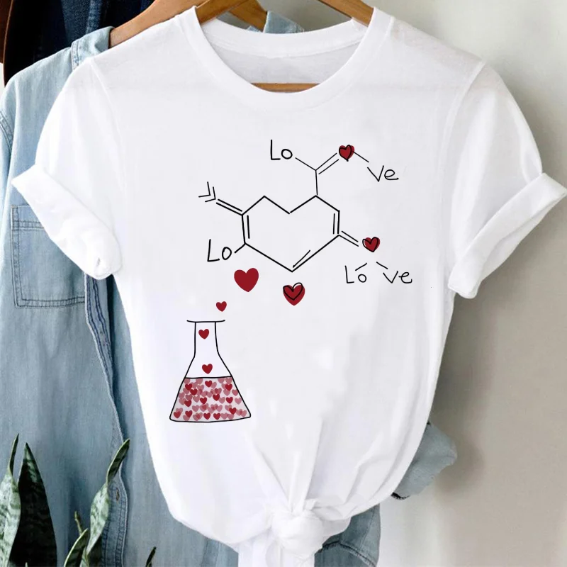 Trendy Summer New Clothing Fashion Regular Cartoon T-Shirt O-Neck Women's Printed Pattern Casual Top Short Sleeved T-Shirt