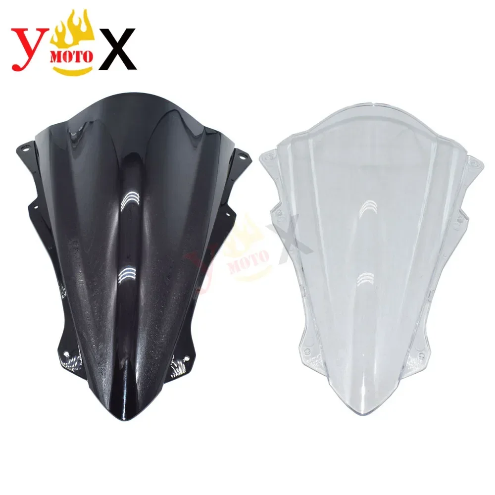ZX25 R 20-23 Black/Clear Motorcycle Windscreen Windshield Front Wind Glass Fairing For Kawasaki Ninja ZX25R 2020-2023 2021 2022