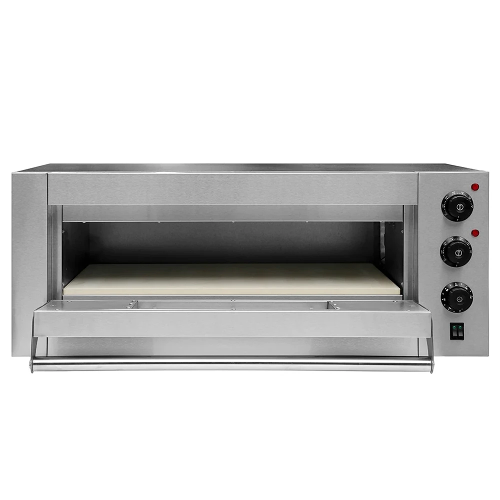 XEOLEO Commercial Convection Oven 4200W Electric Pizza Cake Bread Baking Ovens Machine Single Layer Stainless Steel Deck Oven