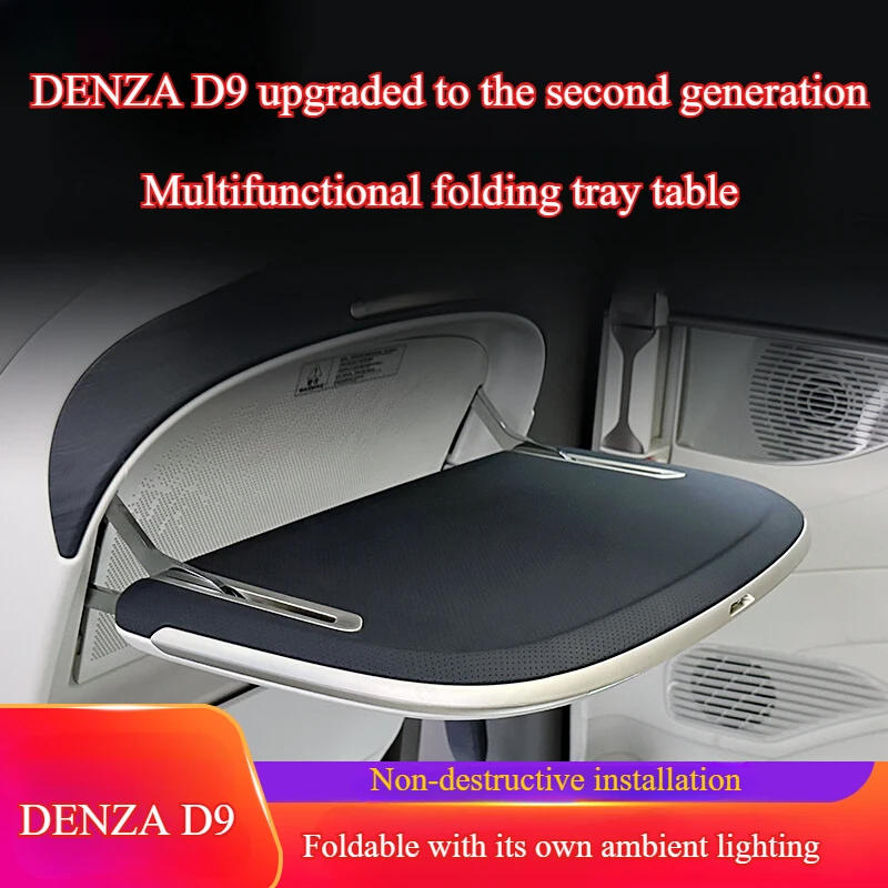 For DENZA D9 Car Small Table Retrofit D9 Second Row Small Table Rear Folding Table Accessories