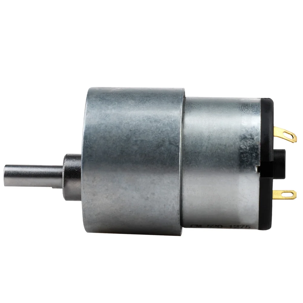 

12V DC Gear Motor 80RPM High Torque Low Noise Electric Reduction Motor Metal Gearbox Smart Robot DIY Industrial Equipment