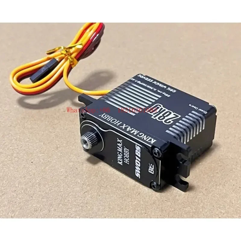 Latest Arrival Kingmax Aluminum Shell Waterproof Servo 77g 28kg.Cm Digital Steel Gears Sail Winch Servos SW01BS For Sailboat