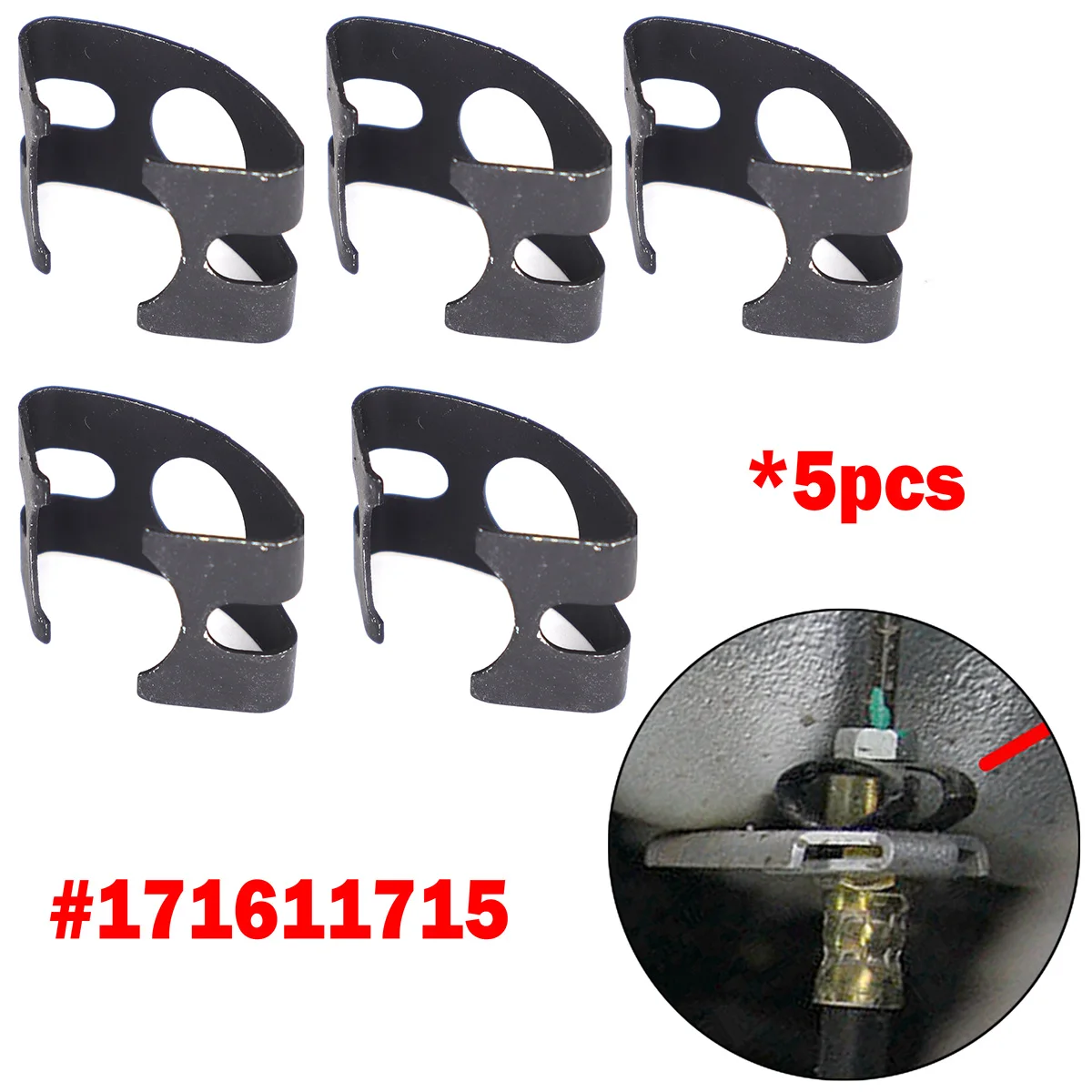 5pc Brake Hose Line Retainer Clip Clapmps For VW Golf Jetta Lupo Crafter Polo Sharan Touareg UP T4 T5 Golf Jetta Lupo Passat