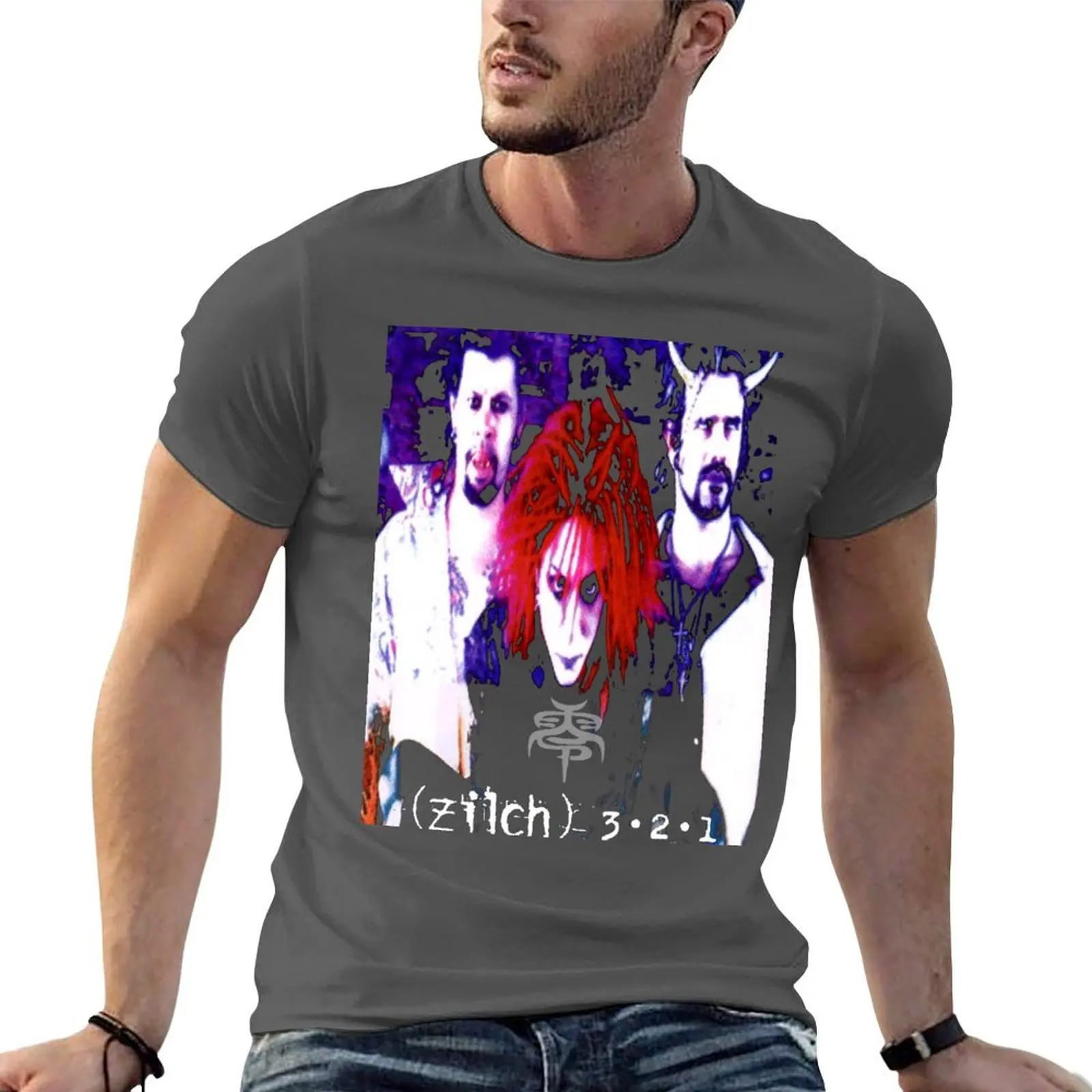 zilch hide Tシャツ 3XL ブラック hide zilch T-Shirt cotton t shirts man 100% funny t shirts man T
