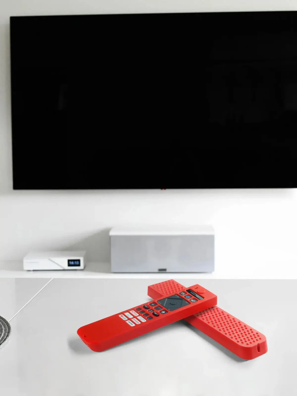 Fernbedienungshüllen für Philips TV 398GM10BEPHNE000SY SRC-3215-01 398GR10BEPHNL000SY SRC-3216-12 Silikon-Schutzhülle – Detail 2