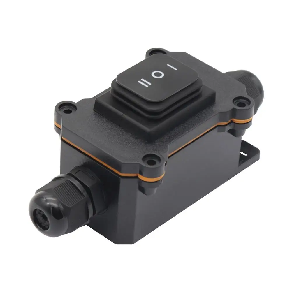 

Waterproof Junction Box Thickened Copper Contacts Fish Tank Pump Washing Machine Dishwasher 12V Car Silicone Electrical