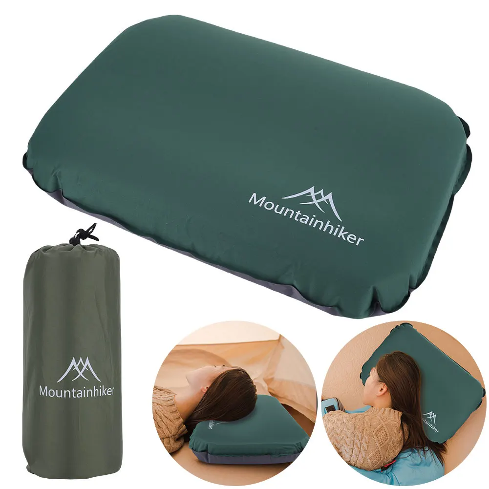 

Ultralight Inflatable Pillow Neck Protect Outdoor Sleeping Pillow Ergonomic Compressible Travel Pillow for Camping Travel Hiking