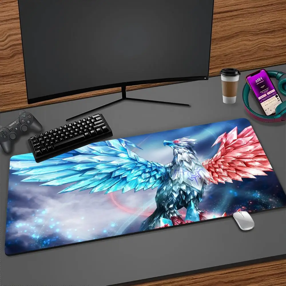 Anivia Annie Aphelios Mouse Pad Cartoon Lockedge Large Gaming Pad Computer Gamer Keyboard Mat Desk Mousepad PC Desk Pad