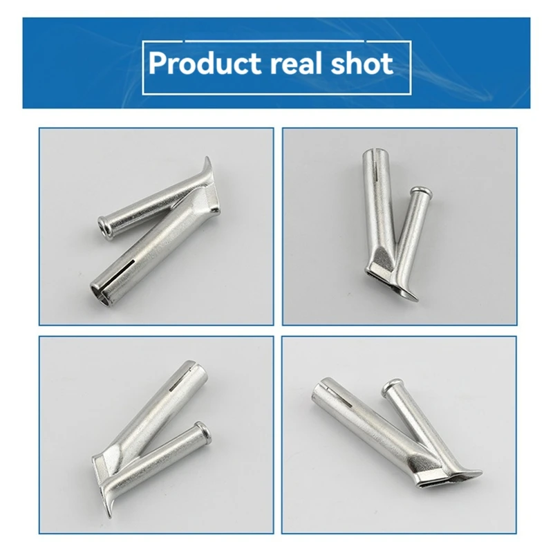 4Pcs/Set 8Mm Round & Triangular Speed Welding Nozzle Tacking Nozzle For Hot Air Welder Torch Welding Plastic Rods