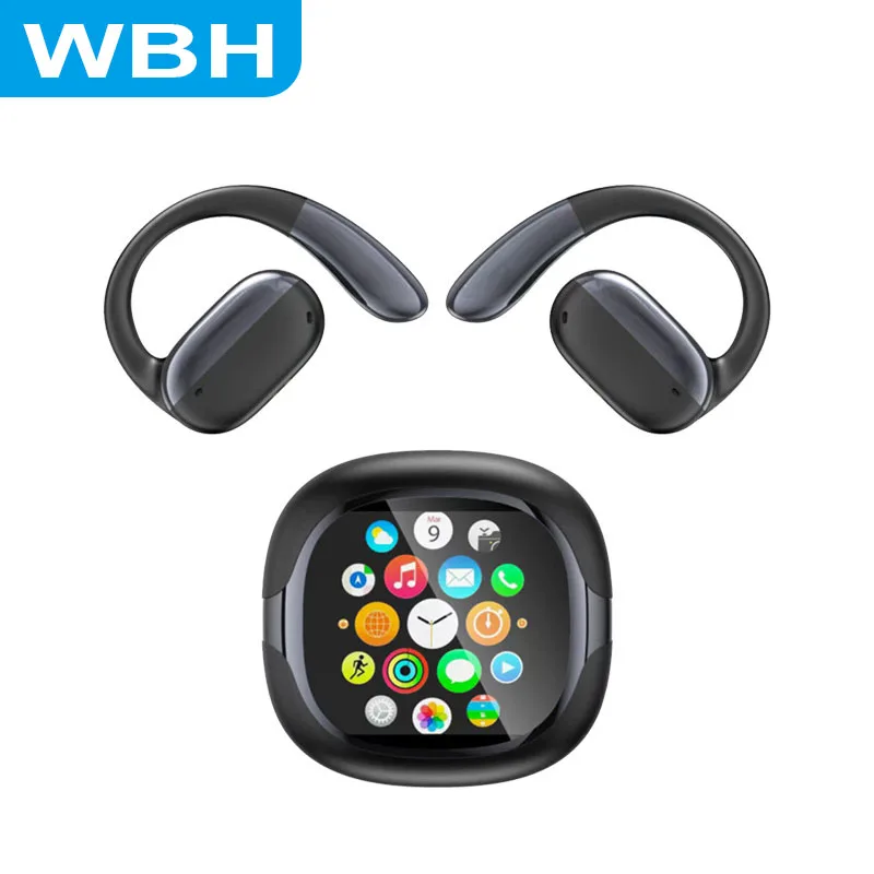 

AI Wireless Earphones, Bluetooth Waterproof Powerful Sound OWS Noise Reduction, Multi Language Translation For Communication