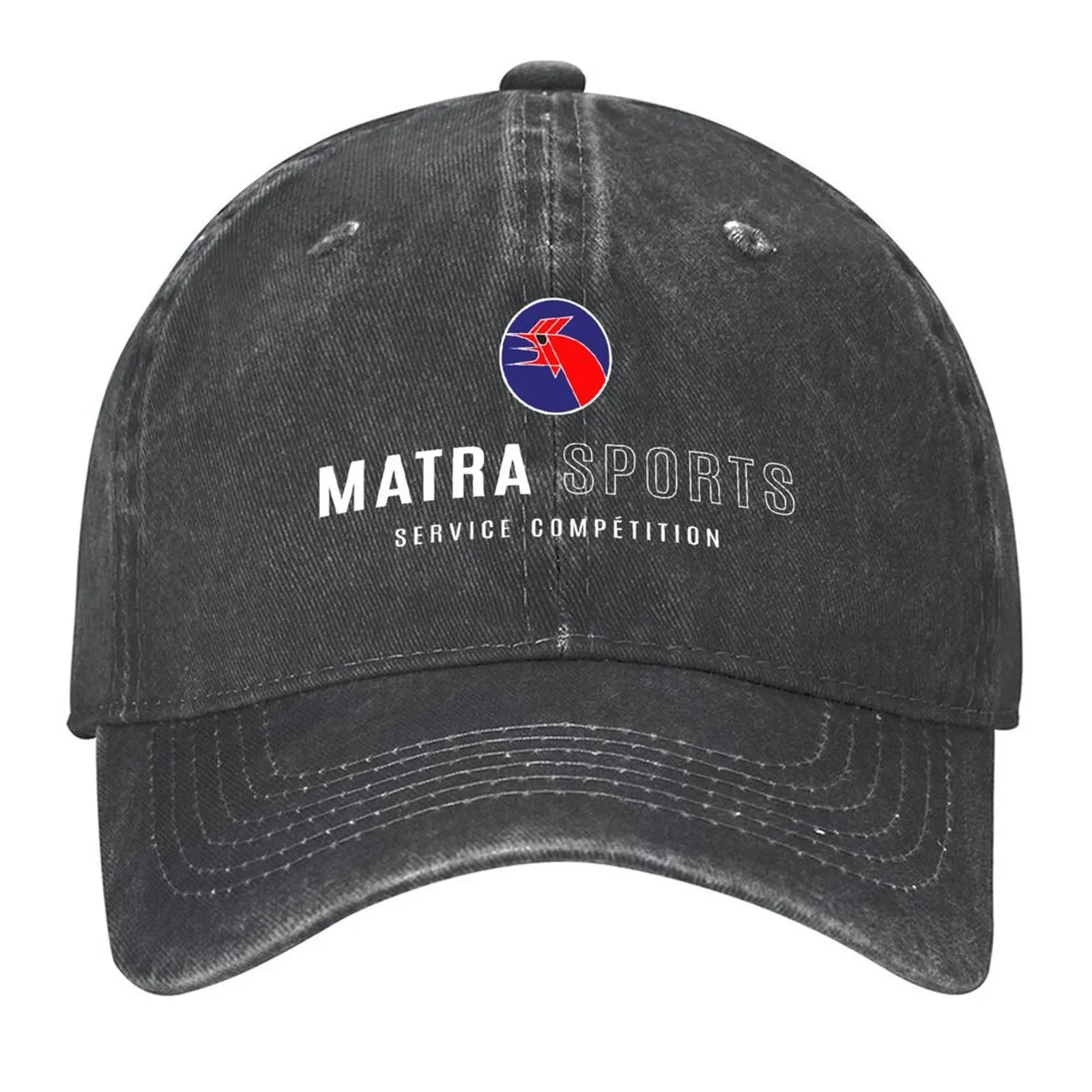 Matra Sports Service Competition logo 1973 - colour print Baseball Cap Visor Luxury Cap Male hat For Man Women's