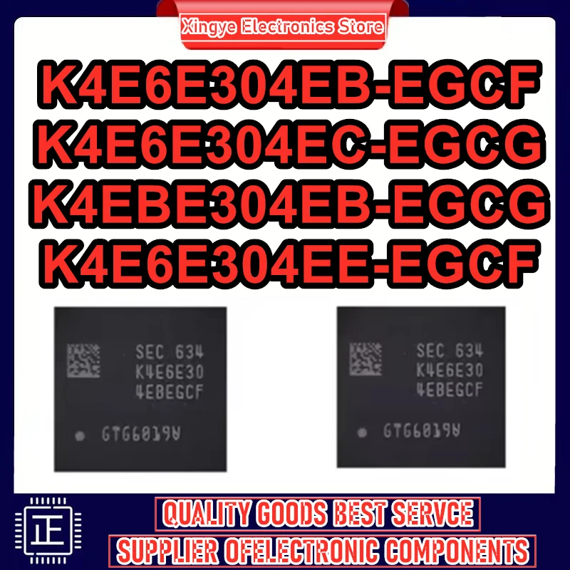 

K4E6E304EE-EGCF K4E6E304EB-EGCF K4E6E304EC-EGCG K4EBE304EB-EGCG Чипсет LPDDR3 с контактными шариками в наличии