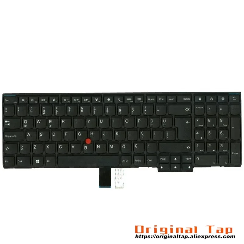 TR Turkish Keyboard for Lenovo Thinkpad P50s T560 W540 T540p W541 T550 W550s L540 L560 04Y2376 00PA603 00PA644 04Y2454