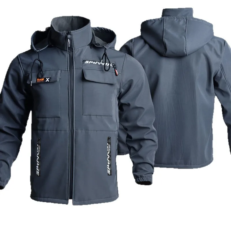

Men's Wear-resistant Workwear Fce Lined Waterproof Windproof Outdoor Construction Warmth Thermal Protection Orm Jacket