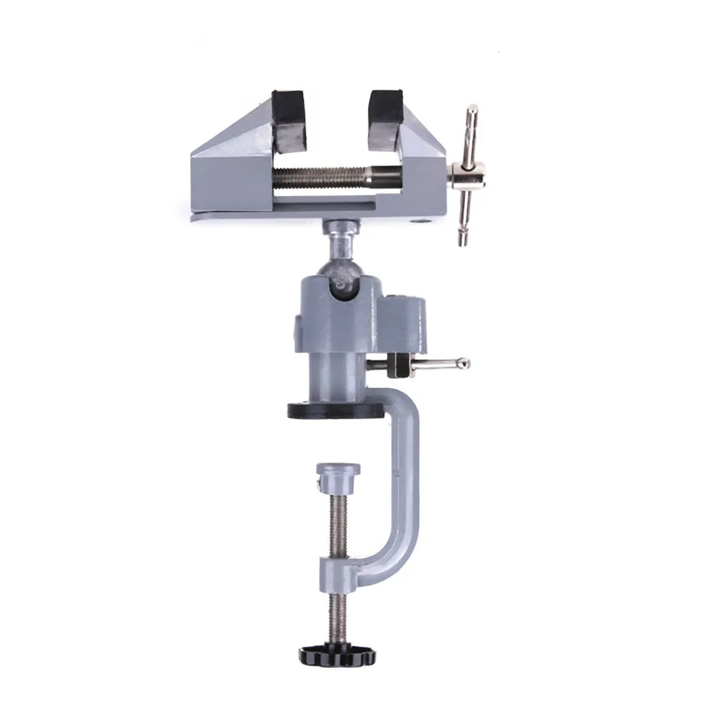 360 Degree Rotating Universal Table Vise Clamp for Desk Workbench Countertop Workshop DIY Crafting Woodworking Soldering Swivel