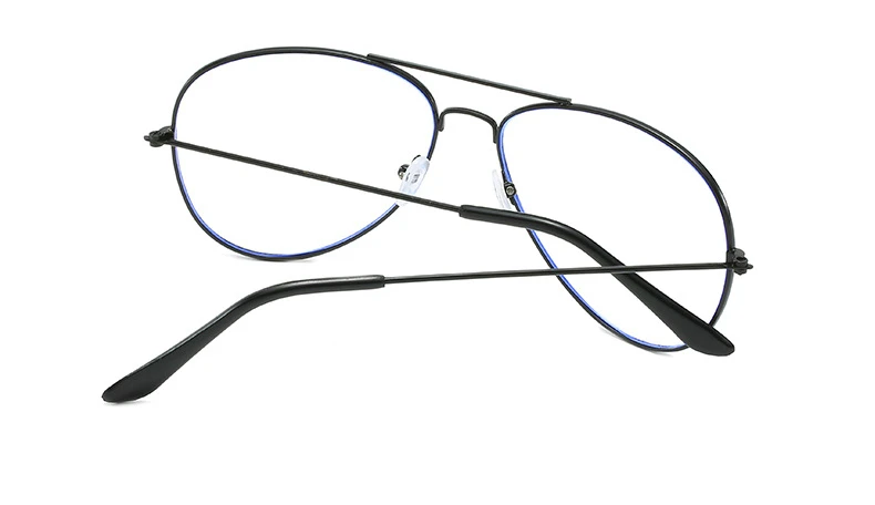 Myopie-Brille, verschreibungspflichtig -0,5 bis -10, für Damen und Herren, schwarzer Legierungsrahmen, photochrome oder blaues Licht blockierende oder Nachtsichtgläser F076 – Detail 18