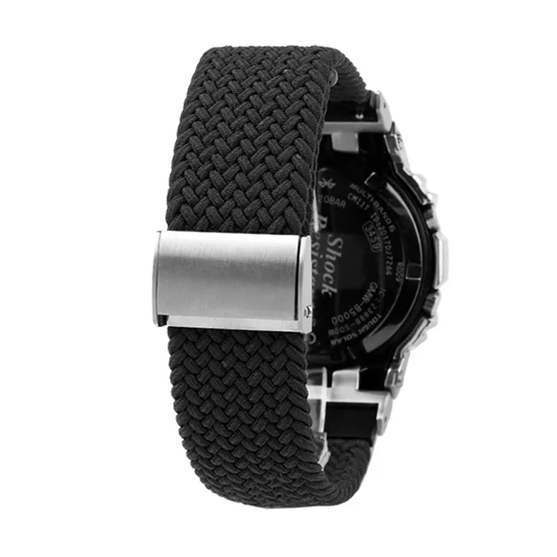 حزام نايلون عالي المرونة لسلسلة كاسيو جي شوك GMW-B5000 مقاوم للماء سوار من القماش على الموضة ملحقات ساعة رجالي