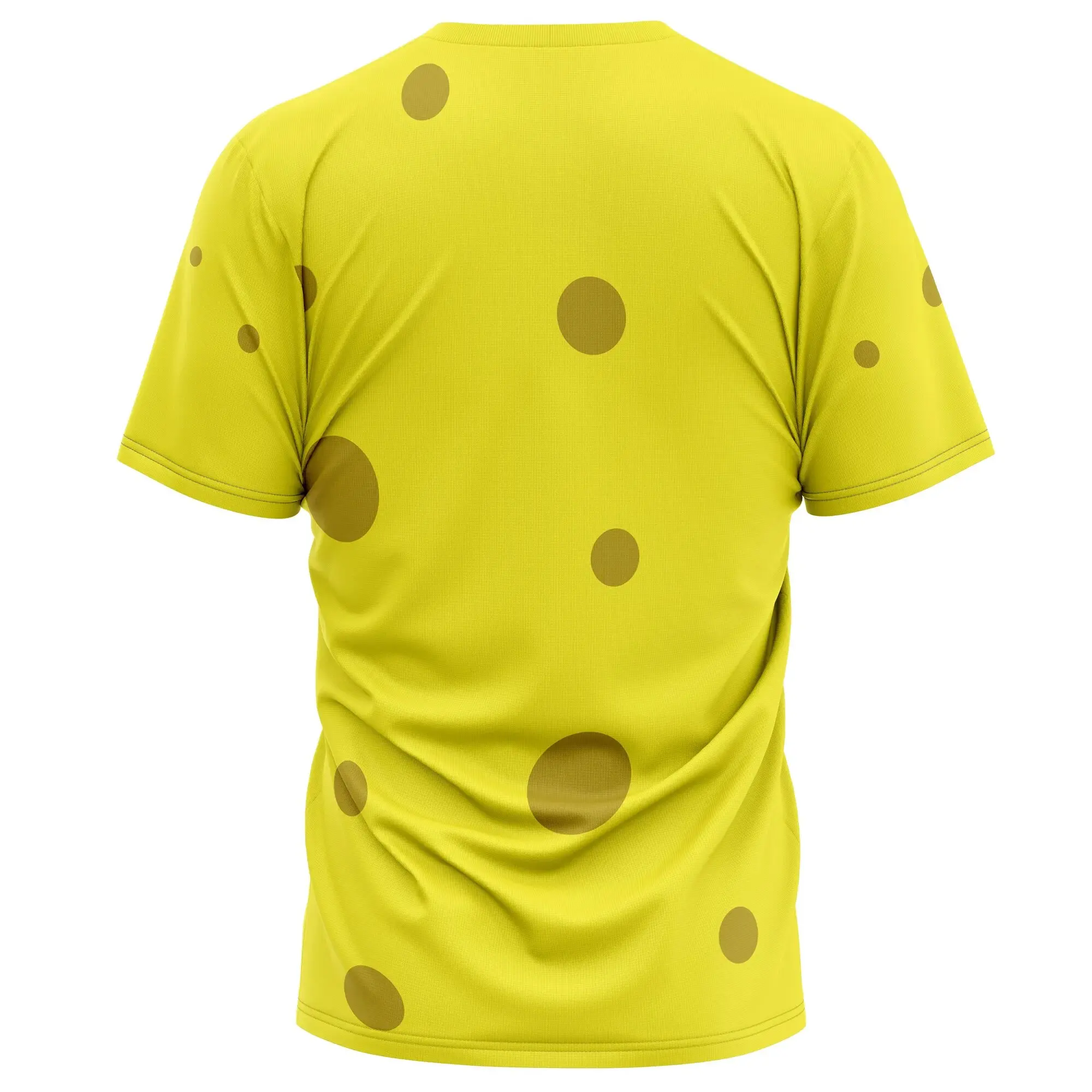 2024 Summer Men\'s 3D Printing SpongeBob SquarePants T-Shirt Children\'s Street Leisure Sports Large Breathable Top